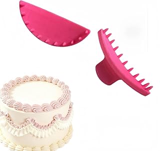 Cake Arch Guide Tool, Cake Arch Tool Convenient | Ruffle Guide Stencil,Cake Decoration Tools,Ake Decoration Tool For Creating Arch Shapes,For 6"-10" Cakes