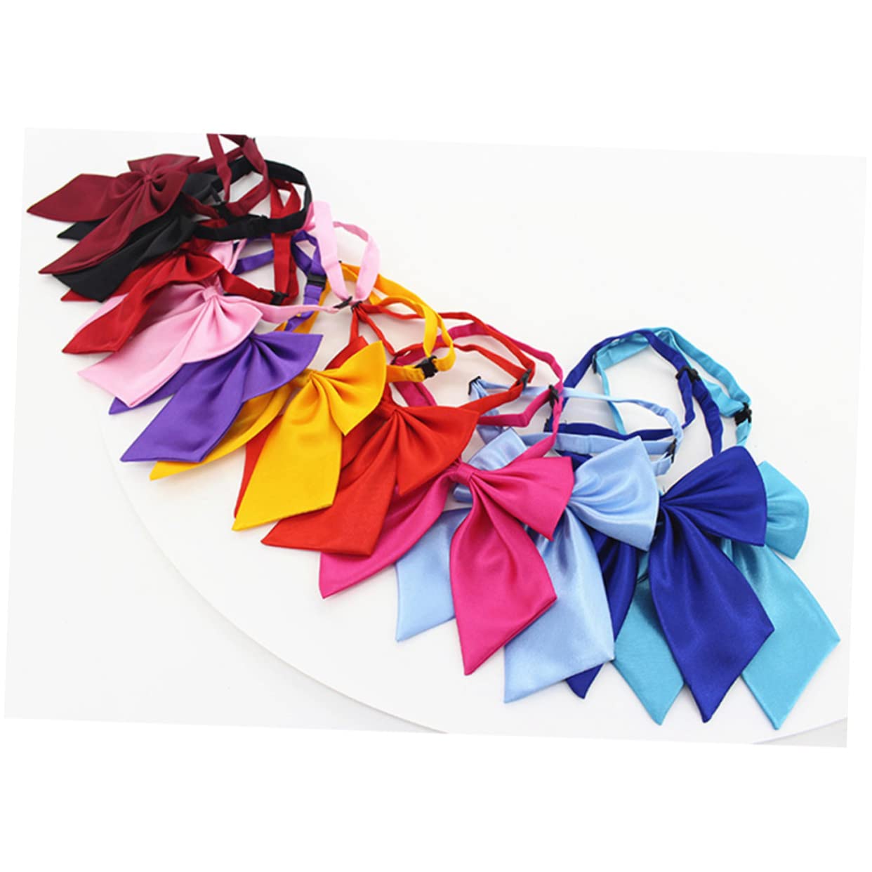 Garneck 2 Pack Black Ties for Men - Stylish Embroidered Neckties and Pre-Tied Bow Ties for Cosplay Formal Events and Christmas Celebrations Versatile and Elegant Accessories