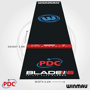 Winmau Xtreme Dart Mat Heavy-Duty Floor Protection with Official Oche Line