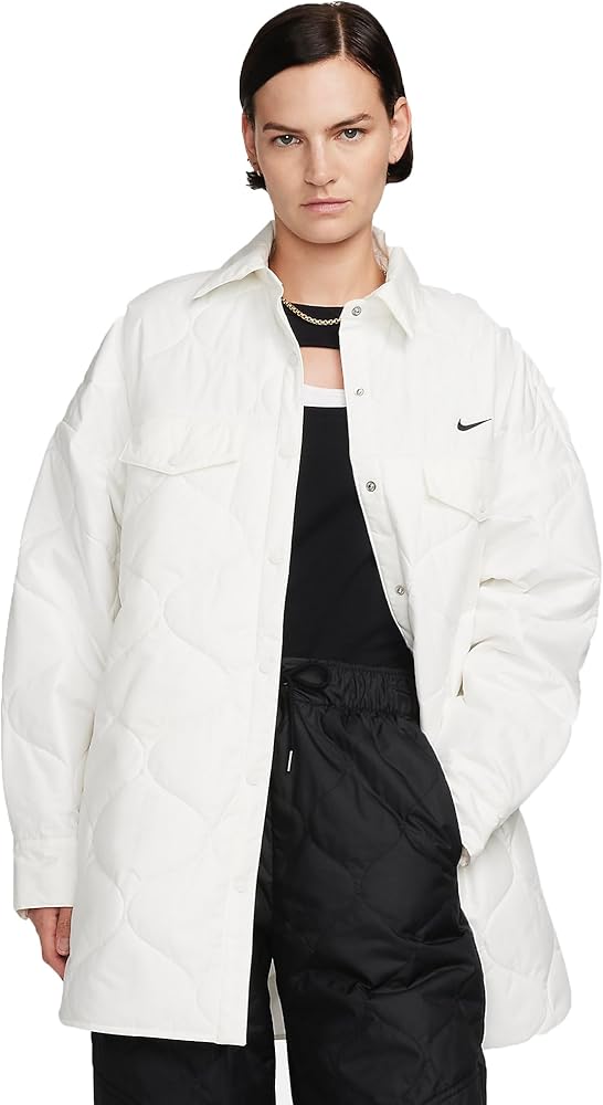 Nike Sportswear Essential Women's Quilted Trench Jacket (US, Alpha