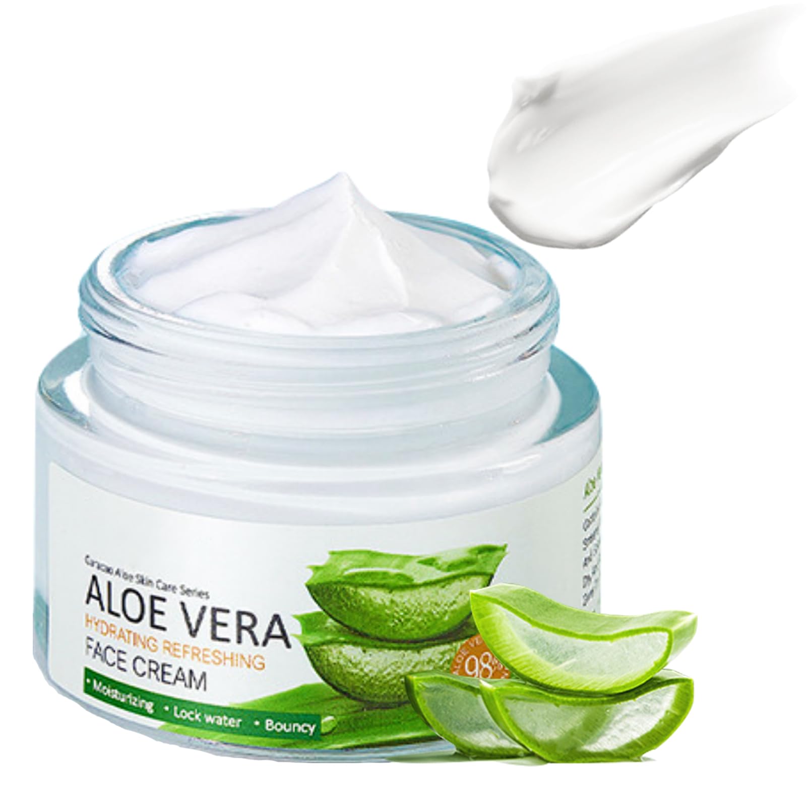 Detailed Aloe Vera Face Cream Landscape in 4K Detailed Aloe Vera Face Cream Landscape in 4K