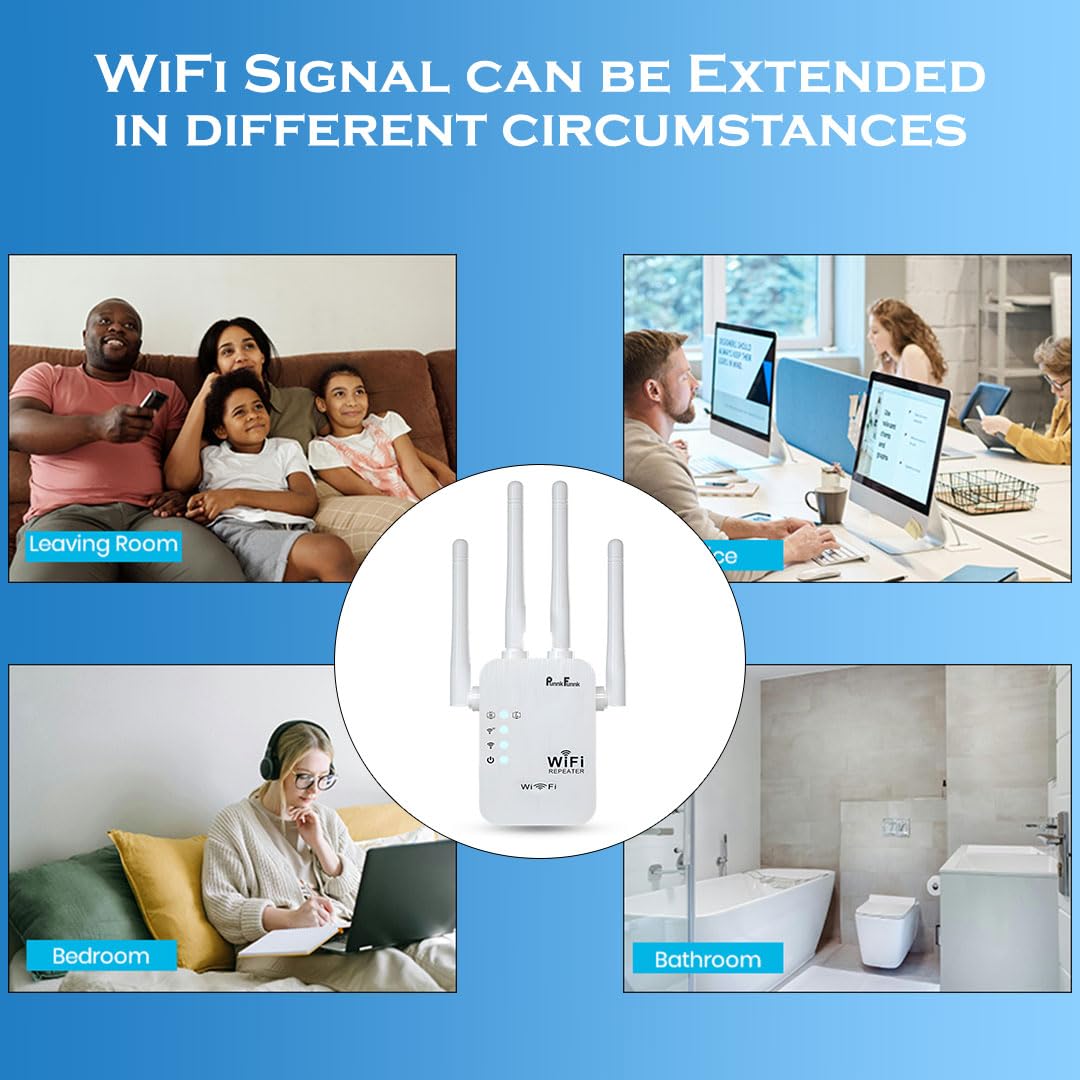 PunnkFunnk WiFi Extender - Boost Your Signal -3