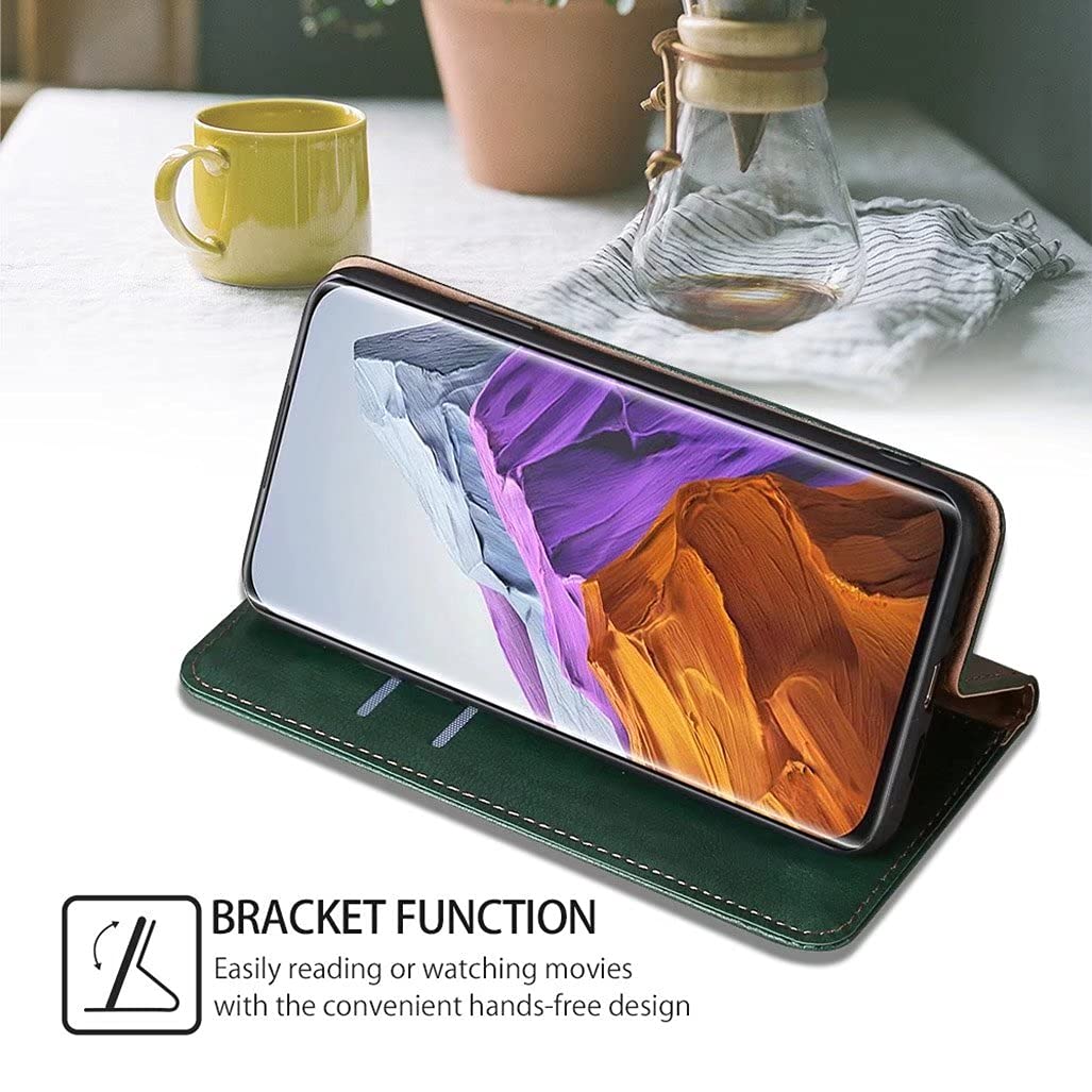 YKNIUFLY Cover per Nokia C12 Pro, Pelle PU Premium Magnetico Flip Case Custodia, Slot per Schede, Portafoglio Cover per Nokia C12 Pro.(Viola