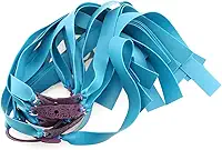 E-outstanding Pacote com 12 faixas de borracha planas poderosas de caça com estilingue de 0,8 mm de alta elasticidade para uso ao ar livre catapulta látex liso elástico resistente para tiro, azul
