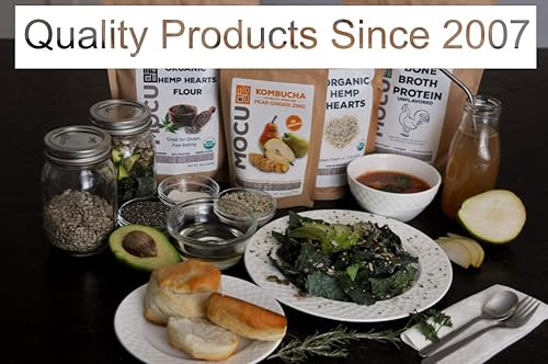 Miniatura 6 de Corazones de cáñamo cultivados en Estados Unidos (semillas de cáñamo heladas)  crudos, sin OMG, sin gluten, veganos