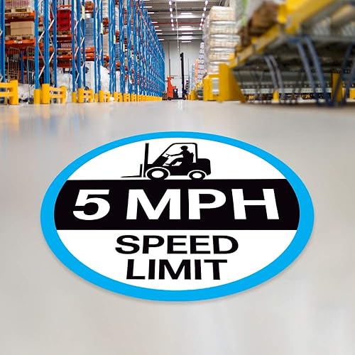 Vista 33 de Forklift Floor Decal (FORKLIFT CROSSING, 15")