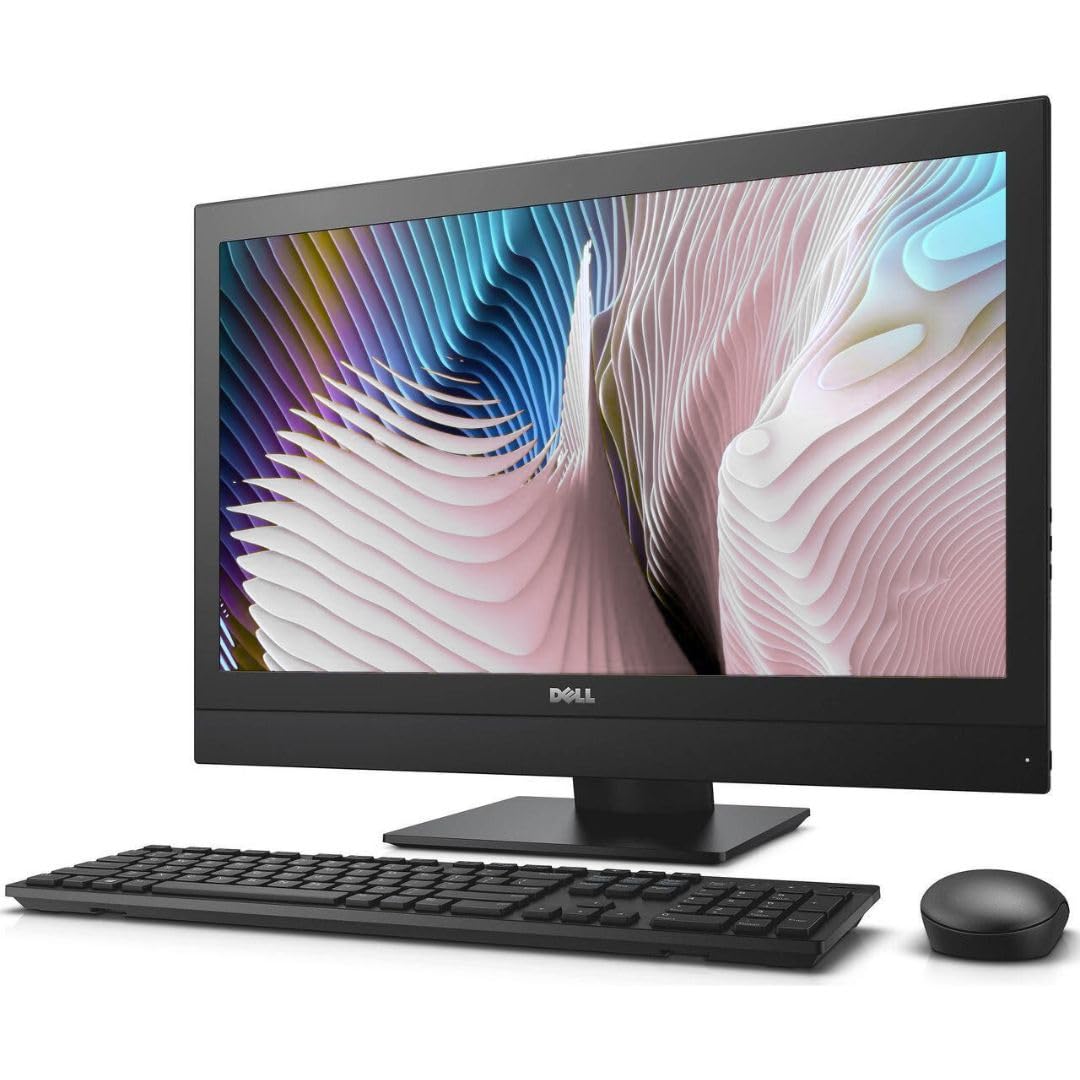 DELL Optiplex 7440, Pc Fisso All In One, Display 24" FULL HD, Intel i5-6500, Ram 16Gb SSD 256Gb, WiFi, HDMI e Displayport, Mouse Tastiera e Office 2021 (Ricondizionato)