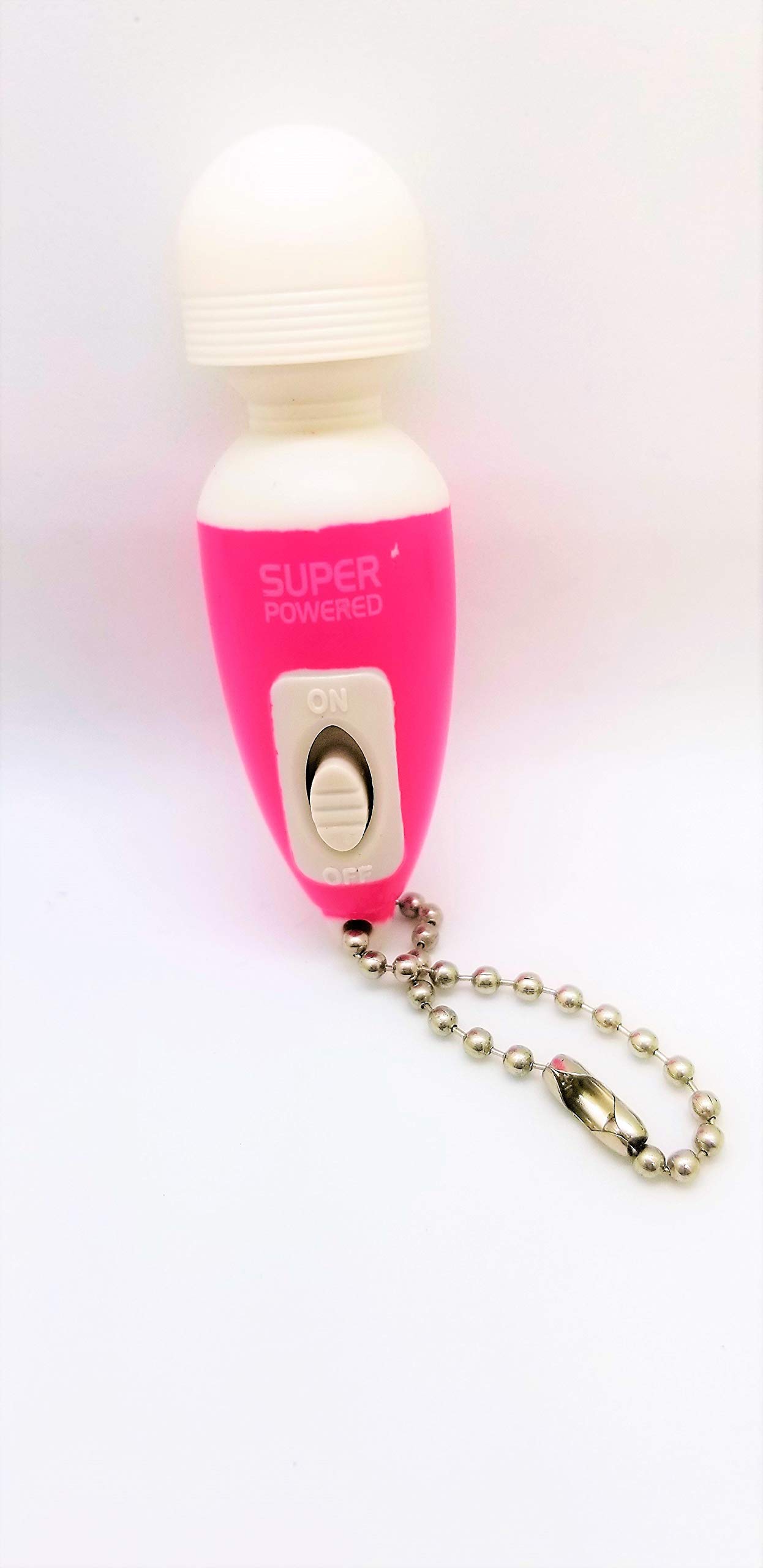 CCC Pink Vibrating Keychain Mini Personal Wand Massager