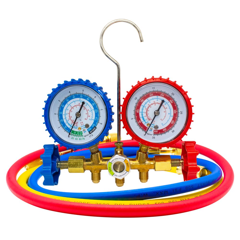 Todoelectrico manomètre avec manomètres pour climatisation R32 et R410