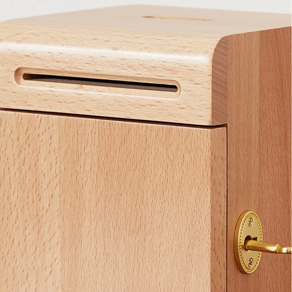 Tirelire Tirelire Adulte Coffre-Fort Épargne Pièce Pot Grande Capacité, Banque D'épargne Décor À La Maison Cadeau Boite Épargne(B)
