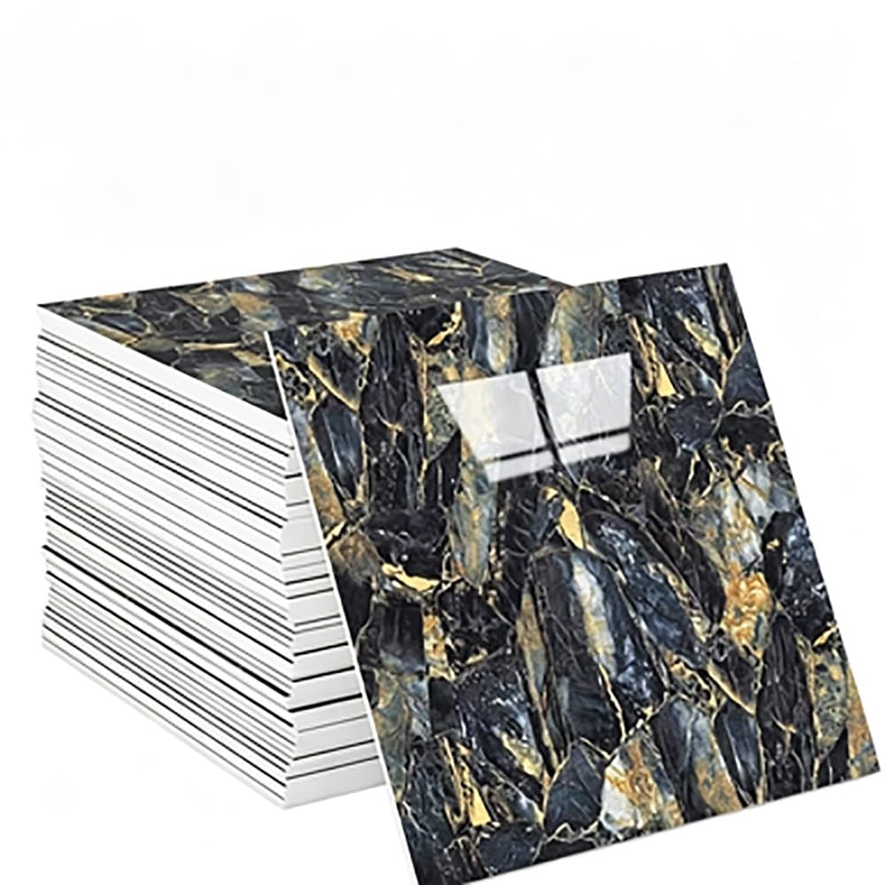 Marble Wall Panels Peel Stick Tiles Backsplash Sticker for Home
