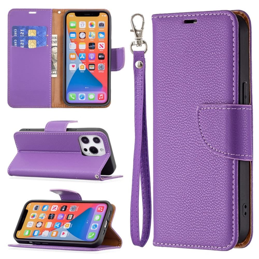 Apple iPhone 13 mini レザーケース パープル Genuine Apple iPhone 13 Mini Leather MagSafe Case / Cover