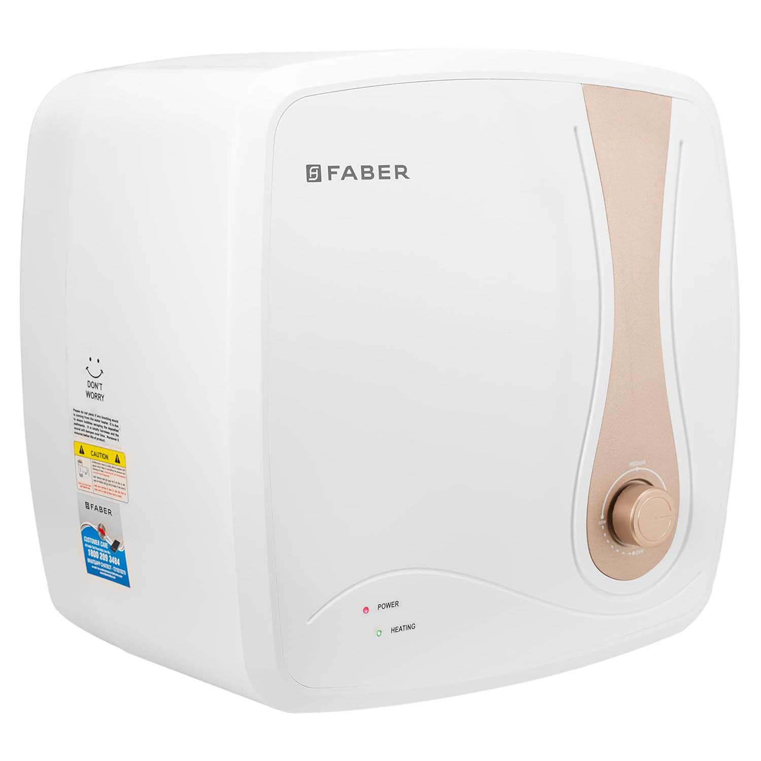 Faber Helios 25L Storage Water Heater | 5★ BEE | Auto Cutout | Warranty:5Y Tank,2Y Element & Product|8 Bar| Glassline Coating | Anti-Leak | PP Body | 2000W (25L) 3 617QfV7ZeML. SL1500