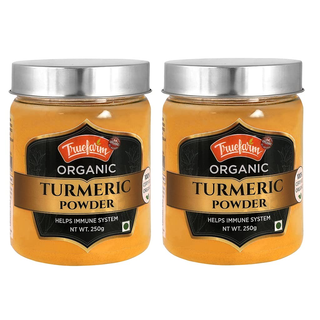 See full amazon price history chart for Truefarm Organic Turmeric Powder | Immunity Booster Haldi Powder | Anti-Inflammatory & Anti-oxidant rich | Pure and Natural, No added Color or Flavour | NPOP Certified | Pack of 2 (250g each) Truefarm Organic Turmeric Powder | Immunity Booster Haldi Powder | Anti-Inflammatory & Anti-oxidant rich | Pure and Natural, No added Color or Flavour | NPOP Certified | Pack of 2 (250g each) (B088LSCNRL) Amazon Price History, Amazon Price Tracker