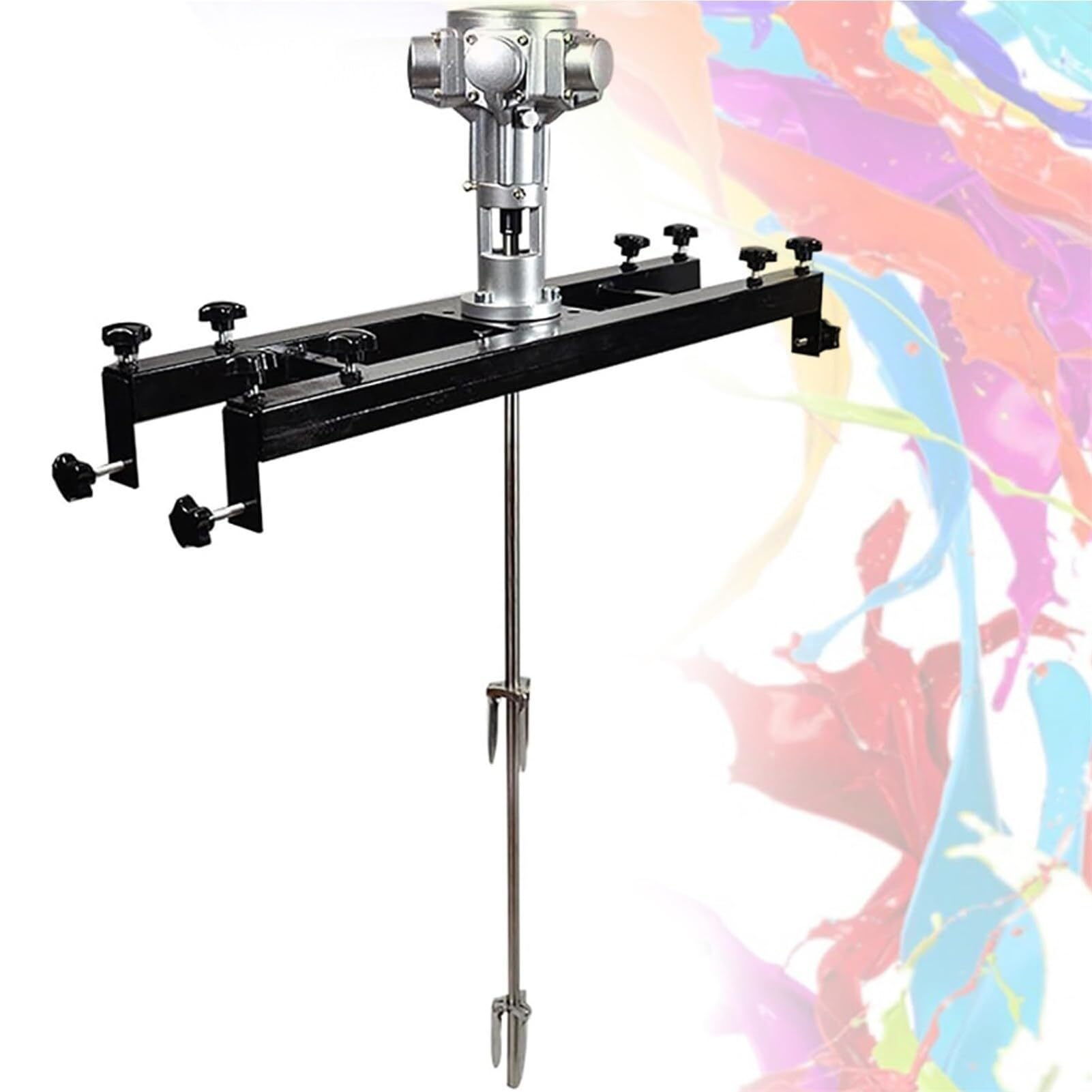 Agitateur pneumatique motorisé, mélangeur de Peinture sur Pied, mélangeur de Peinture pneumatique Automatique, Machine à mélanger la Peinture pour colorants liquides visqueu,