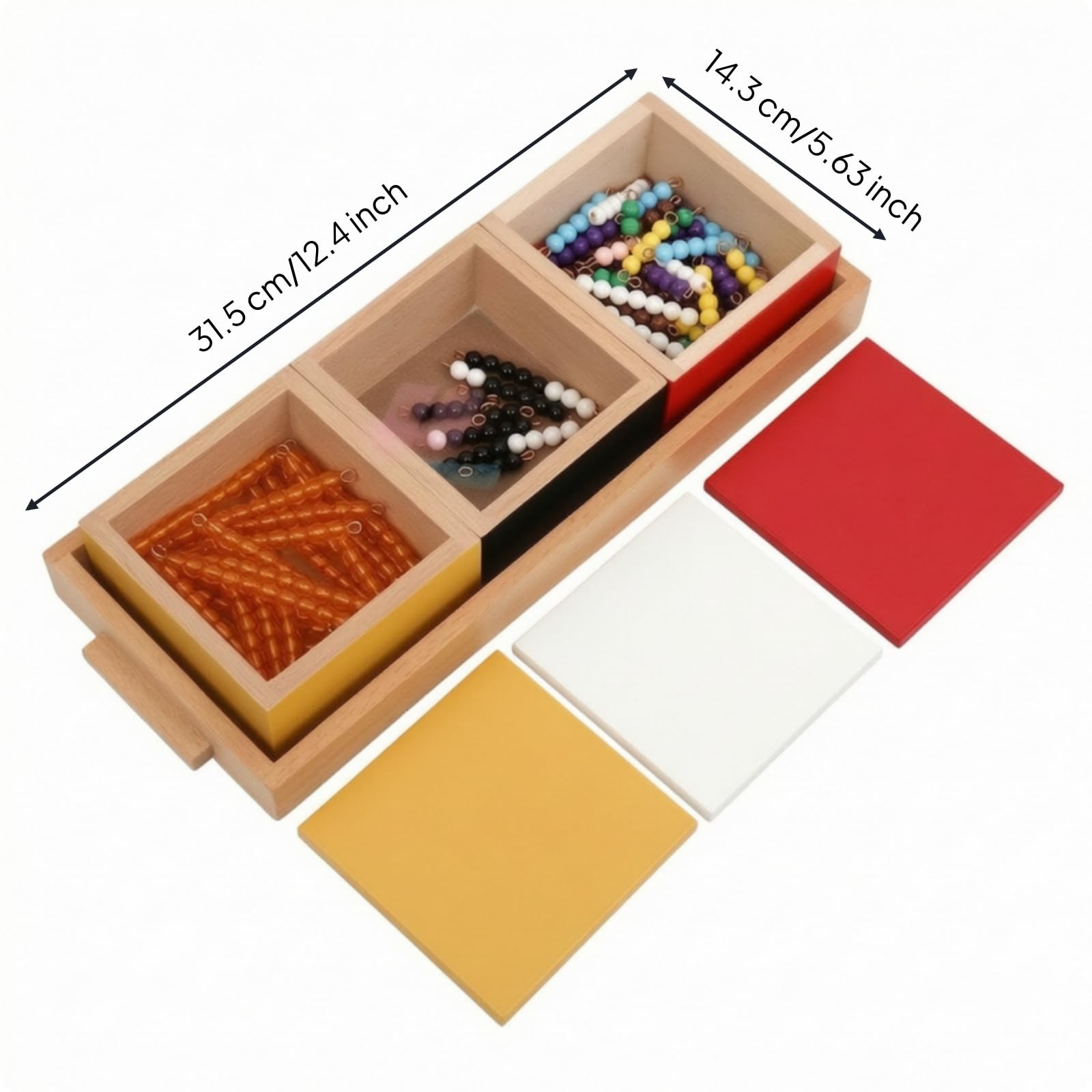 Pädagogisch Spielzeug mit stäben Haptisch Schlangenspiel Anregend Rechenspiel für Grundschule, Garten, Heimunterricht, Internationales Additions-Schlangenspiel Transparent Gold