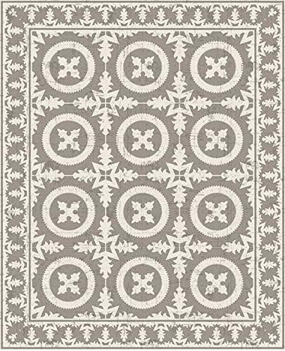 Vinyl Mat Rug – Beautiful Vivid Colors – Durable Highest Quality Material (23.6 x 31.5 in (1.9 x 2.6 ft), Crusto Beji)