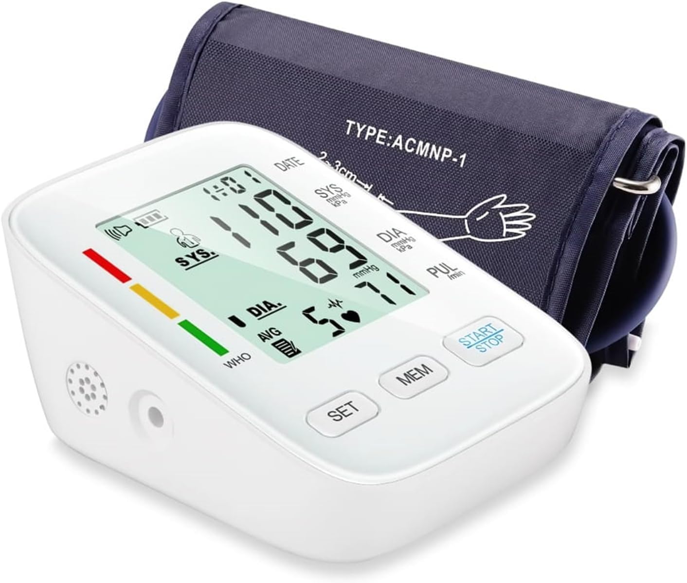 Upper Arm Blood Pressure Monitor - Test Winner 2025 with 240 Memory Slots Arrhythmia Detection & Voice Output