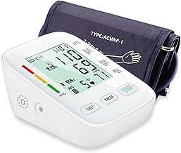 V1 Pro Blood Pressure Monitor – Clinical Accuracy and Optimal Comfort for Reliable Home Tracking Ergonomic Armband Blood Pressure Monitor, Accurate Results, Compact and Portable