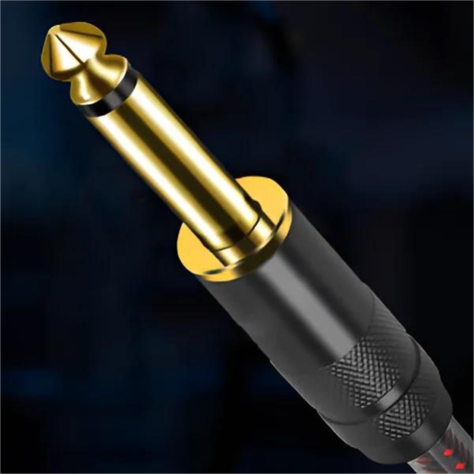 Adulto Cavo Audio Per Chitarra Cavo Per Chitarra Elettrica Professionale Ad Angolo Retto Da 6,35 Mm | Questo cavo è versatile e adatto a un'ampia gamma di apparecchiature musicali.(15m)
