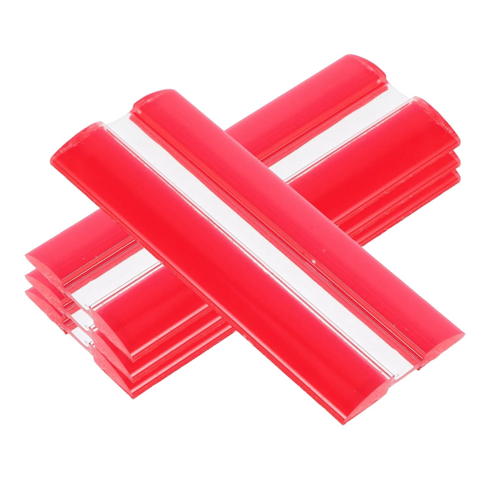 Charnières autocollantes pour étagères et boîtes en plexiglas - Lot de 4 pièces 75x35mm