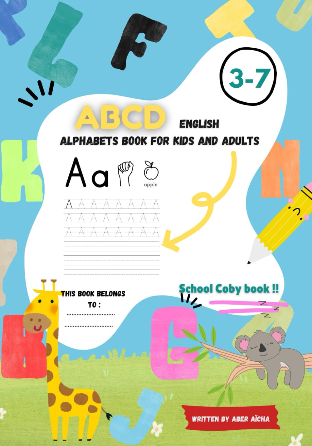 abcd english alphabet book: For kids and adults