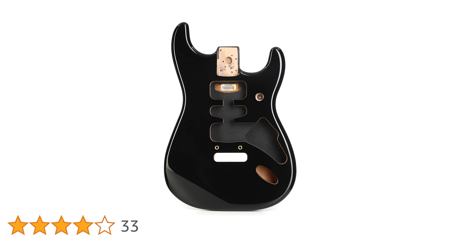 Fender Deluxe Series Stratocaster Body, Alder, Black : Amazon.ca