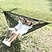 Travel Bird Camping Hammock with Mosquito Net and Ridge Rope, Extra Large for 2 Person, Lightweight Hanging Hammocks Tree Straps, All-in-one Fast Open Hammock for Outside, Hiking, and Travel