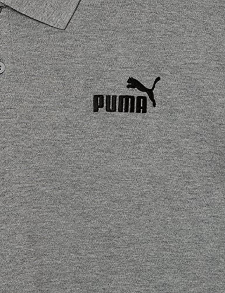 Puma Herren Poloshirt, Medium Gray Heather, L