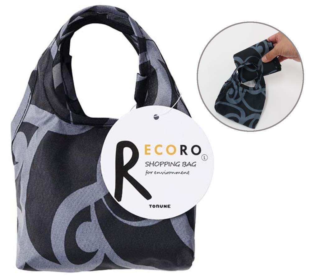 【240個セット】 買い物バッグ/ショッピングバッグ 【L ジオメトリー】 容量11L 軽量 折りたたみ トルネ レコロバッグ Amazon.co.jp: トルネ エコバッグ レコロバッグ L ジオメトリー