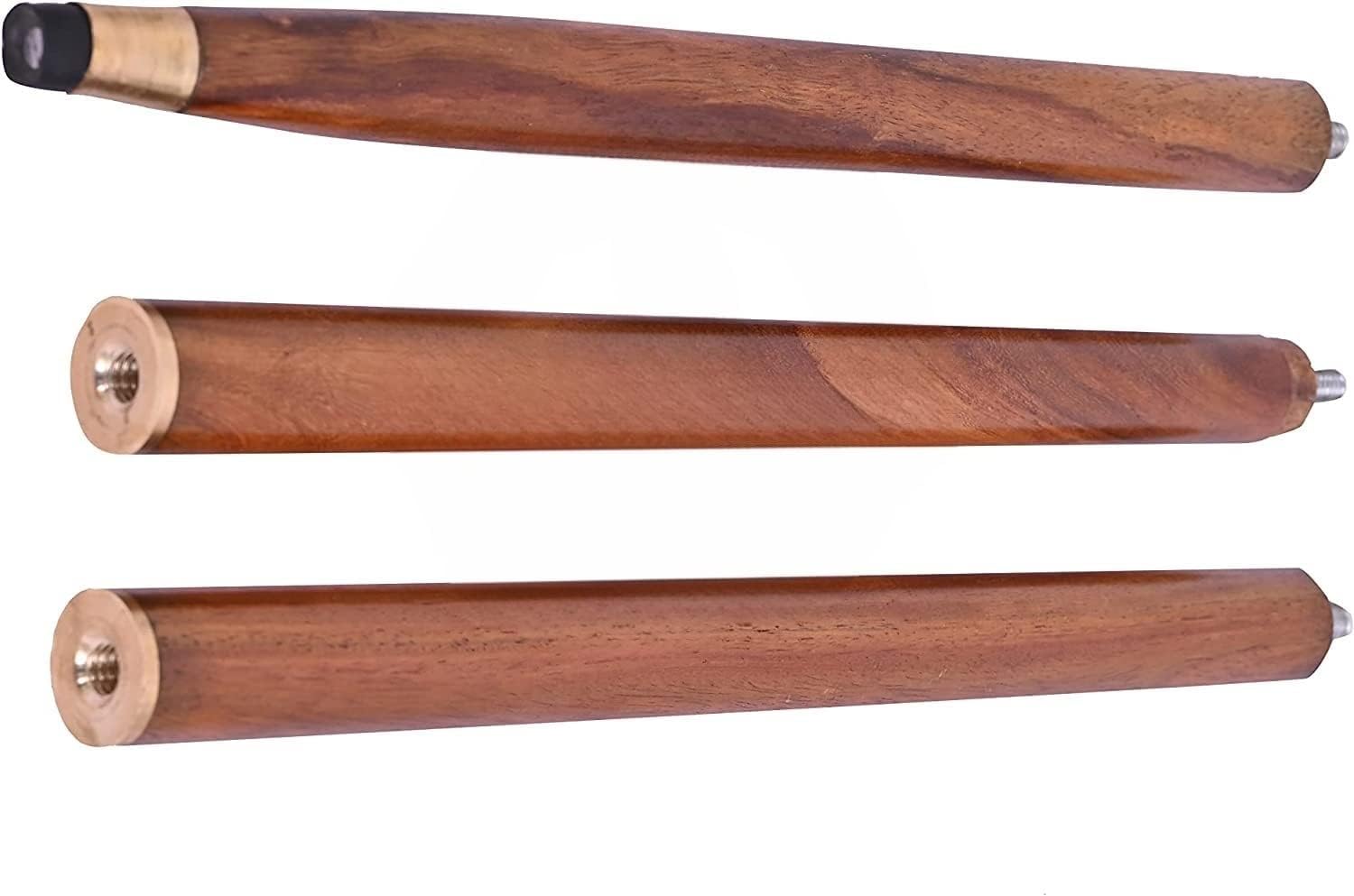 ANTIQUE BÂTON DE Marche en Bois Vintage Victorien Style Créateur Laiton