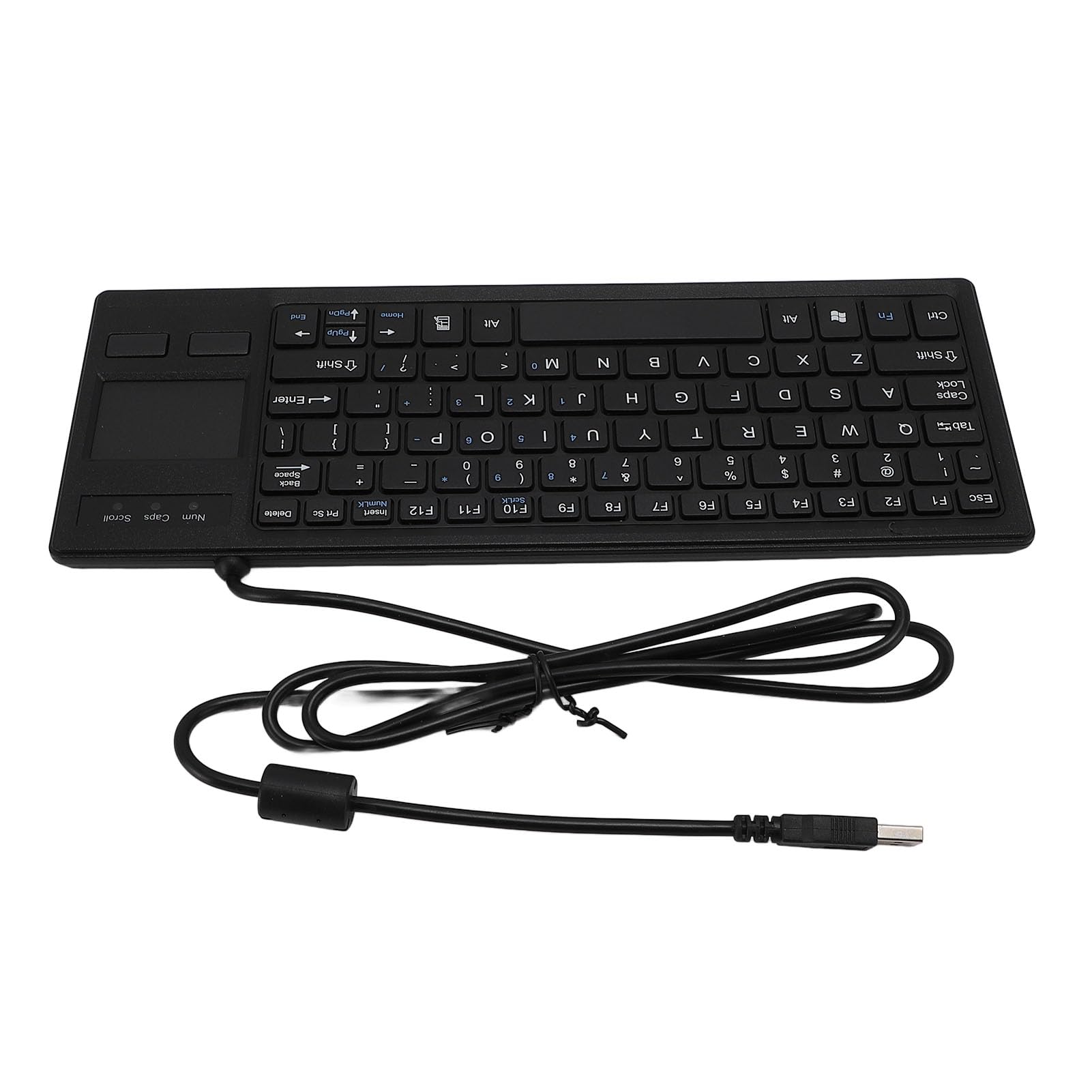 Gedourain Tastiera Meccanica Industriale con Touchpad Integrato Resistente Alla Polvere e All'acqua per Impostazioni di Produzione 310x115x12 Mm