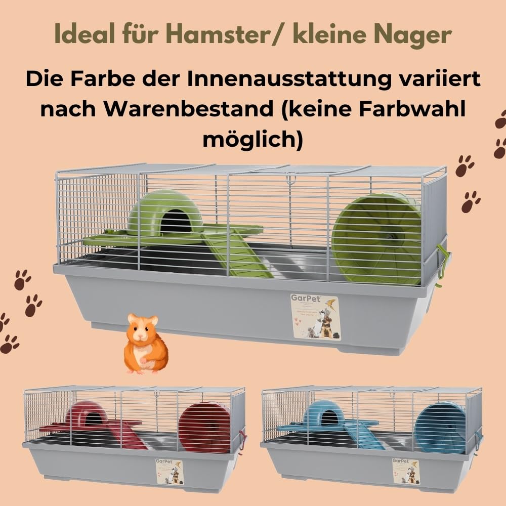 Hamsterkäfig Nagerkäfig Kleintierkäfig Mäusekäfig Hamster Zubehör Zwerghamster Käfig Rennmaus Hamsterkäfig Mit Zubehör Hamsterhaus Laufrad Rampe