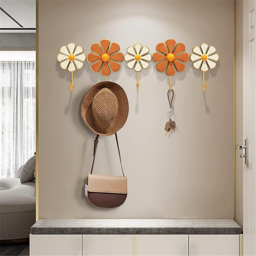 JSEIAJB Clothes Hook Behind The Entrance Door Creative Key Rack Porch Living Room Fashionable Metal Decorative Hook