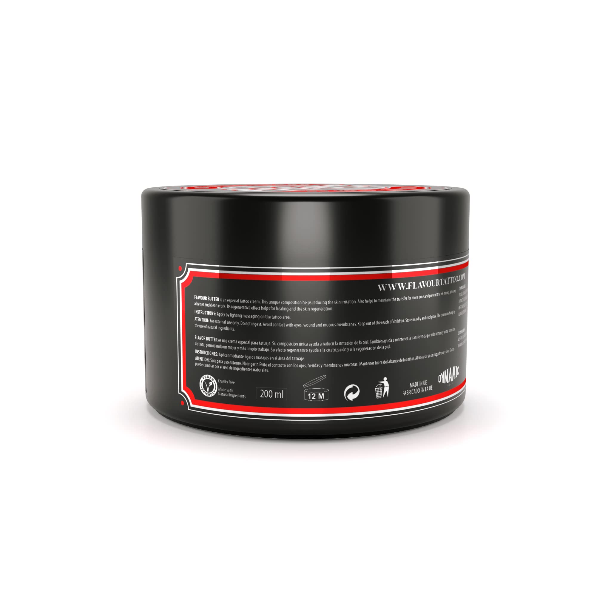Flavour By Dynamic - 100% Vegan Tattoo Buttercream - Coconut Flavour (200 ml)