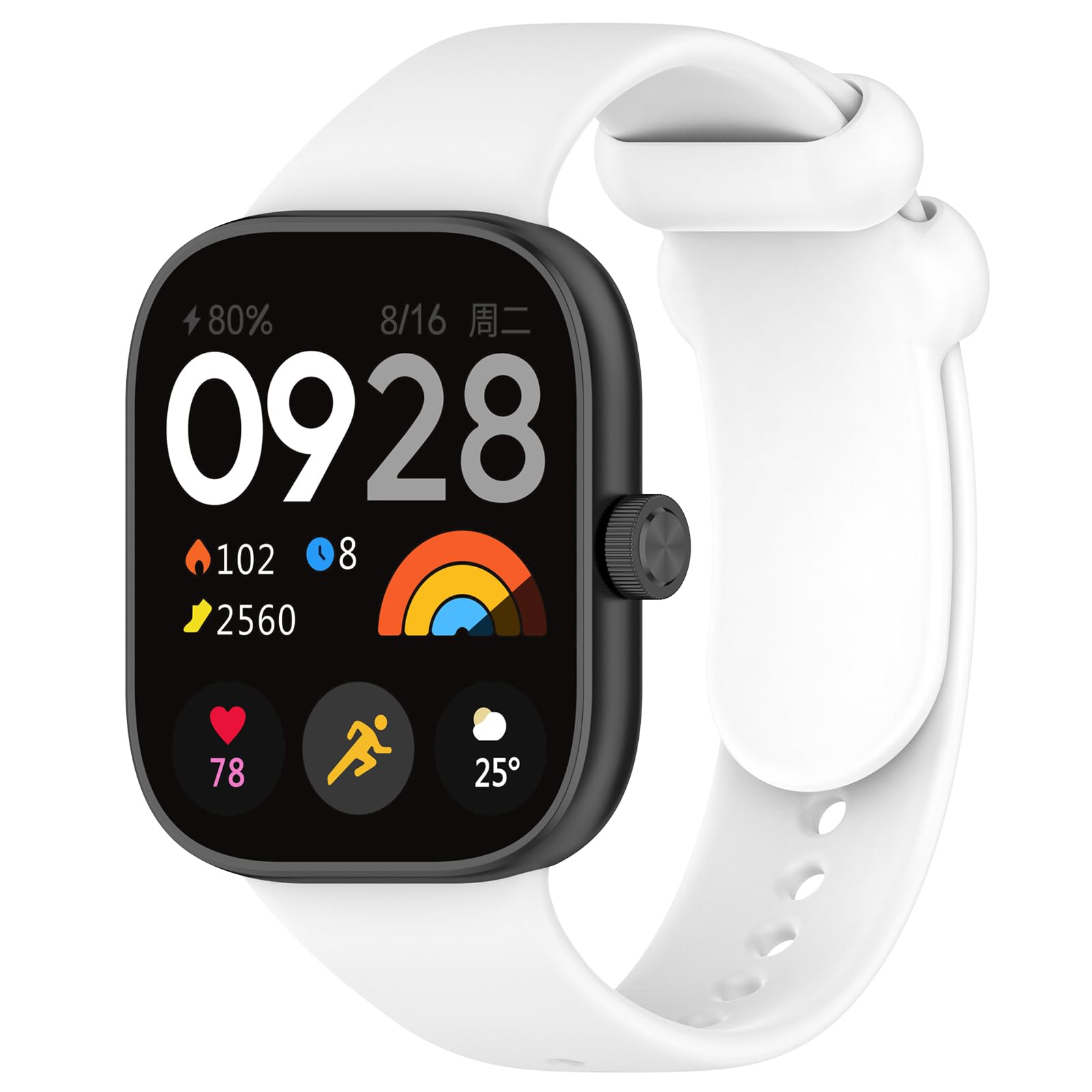 Senter Quick Release Soft Rubber Replacement band for Redmi Watch 4 Smart Watch