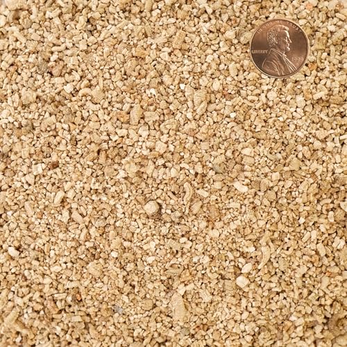 Organic Fine Vermiculite for Indoor Gardening Plants and Mushrooms Enhances Soil Aeration Seed Germination Rooting Cuttings Small Packages and Bulk (Vermiculite Grade 2 Fine 3 qt)