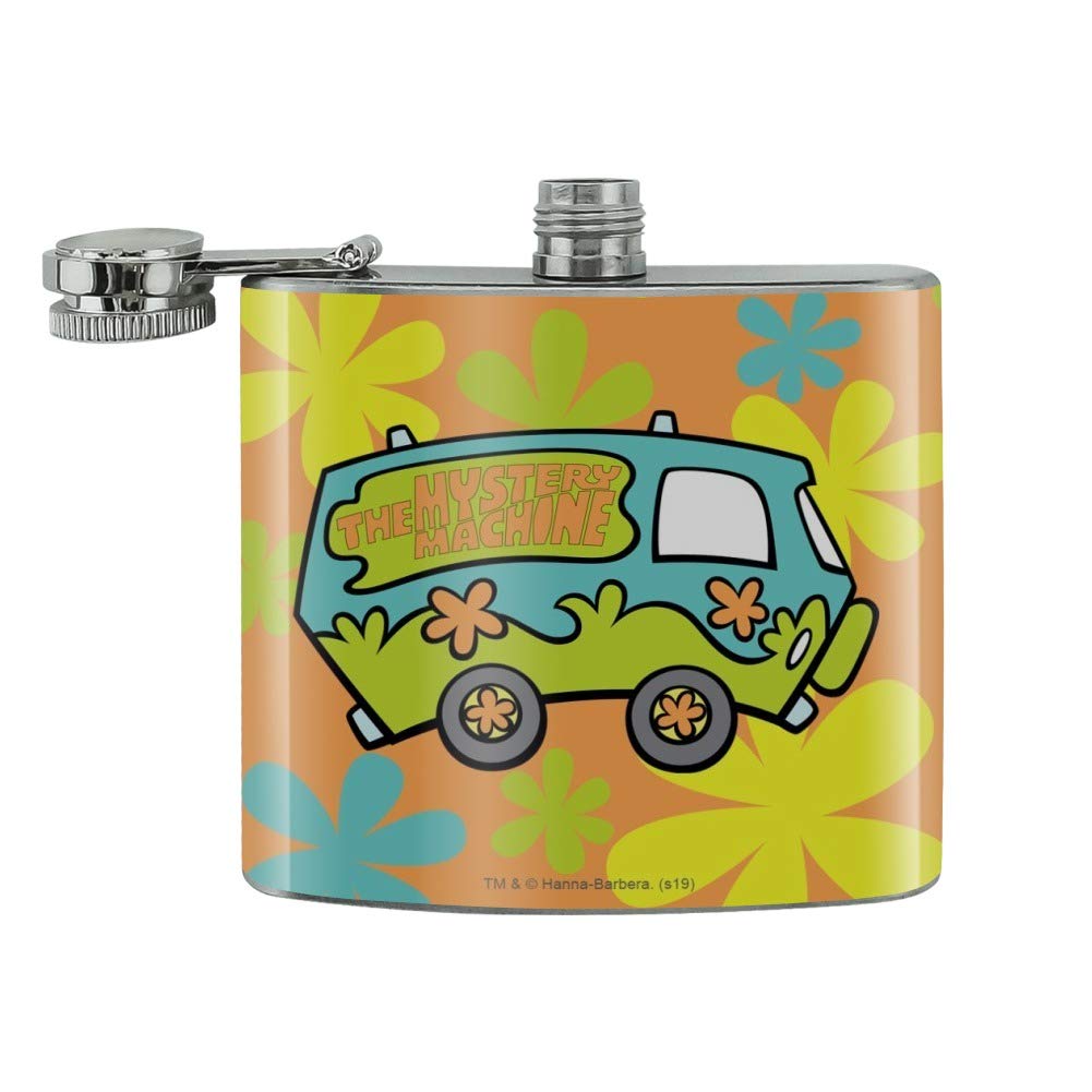 Scooby-Doo The Mystery Machine Stainless Steel 5oz Hip Drink Kidney Flask