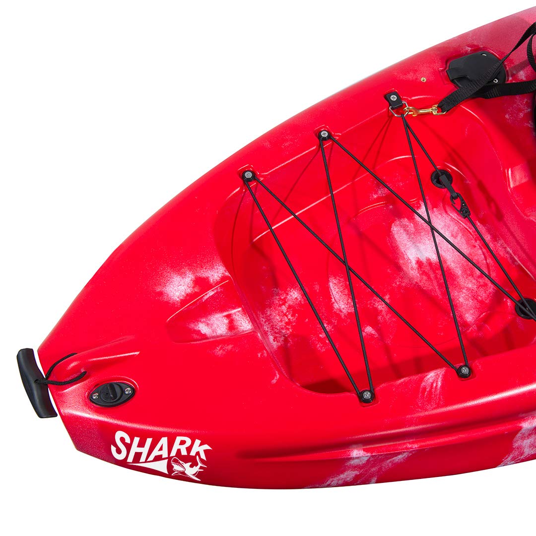 Atlantis Shark Kayak da Pesca, 280 x 83 cm, con Gavoni e Accessori