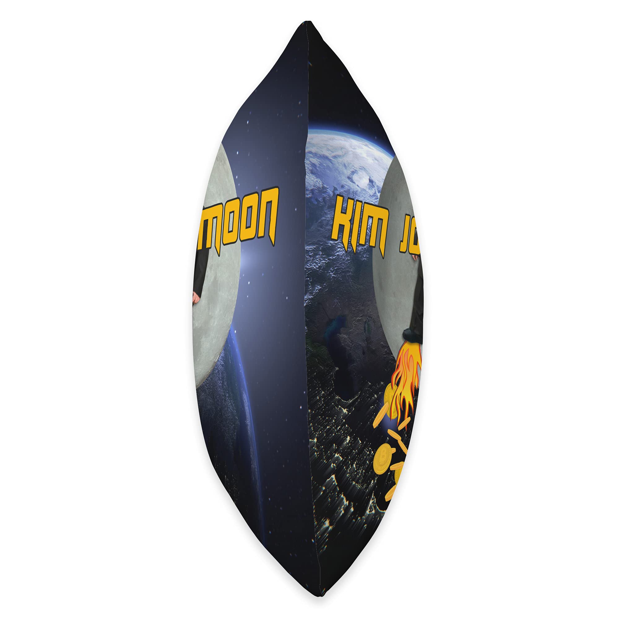 Amazon.com: Little Rocket Man Kim Jong Moon (Un) Bitcoin Parody Crypto 3  Throw Pillow : Home & Kitchen