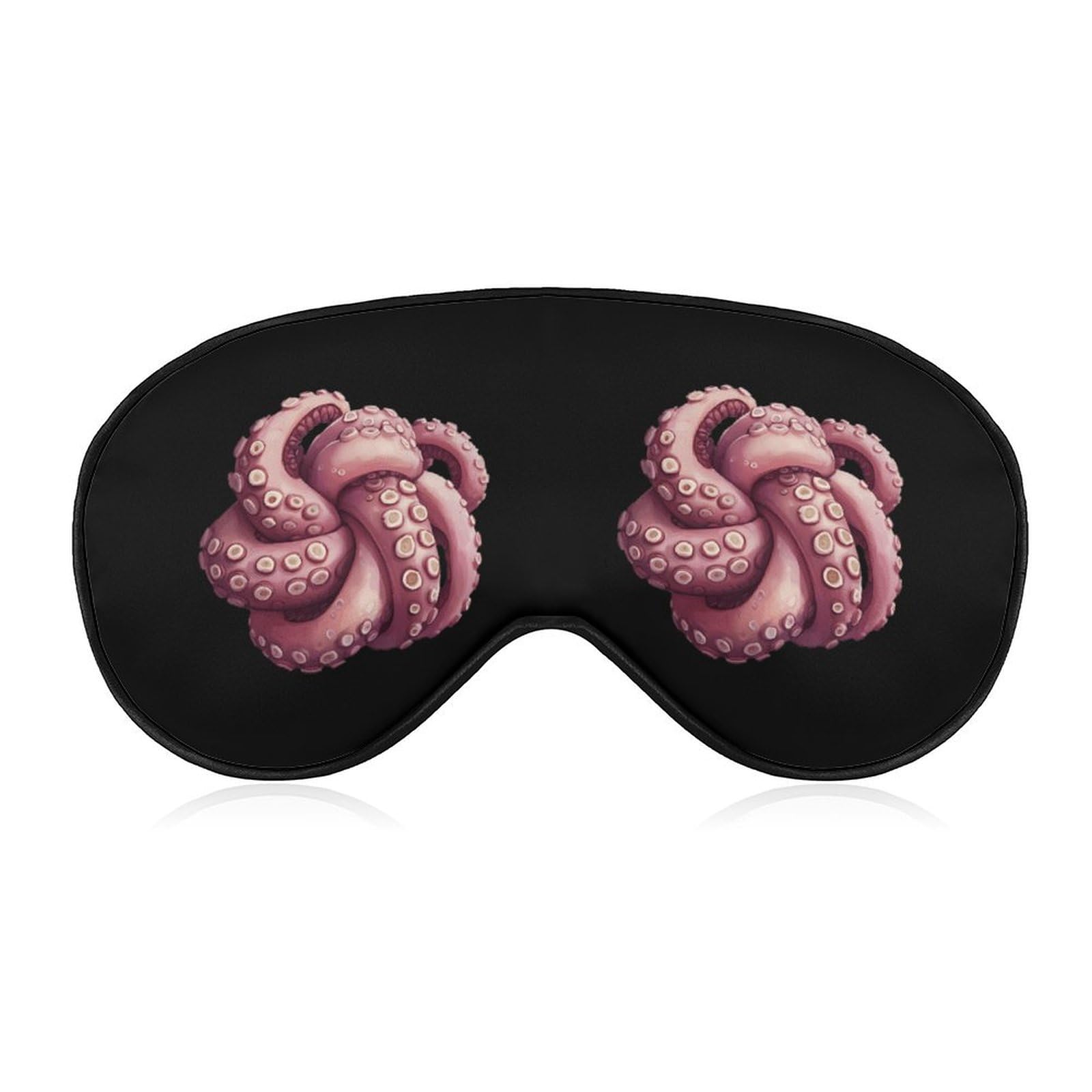 Tentacles Knot Sleep Mask Eye Shade Cover Adjustable Strap for Travel Lunch Break Women Men