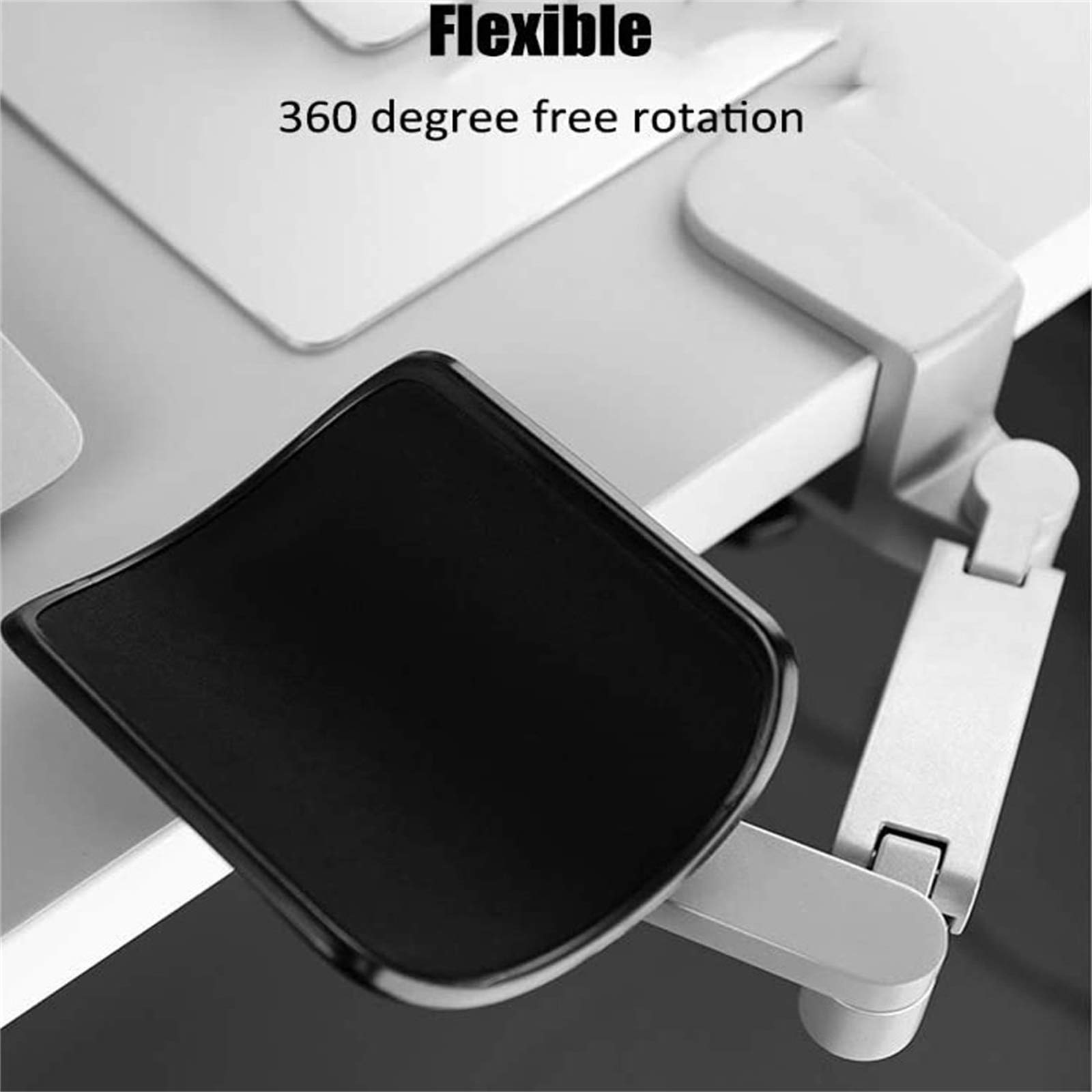 Reposamuñecas De Ordenador Ergonómico, Reposamuñecas De Cojín para Reposabrazos De Ordenador, Brazo Ajustable, para Casa Y Oficina, Extensión De Escritorio
