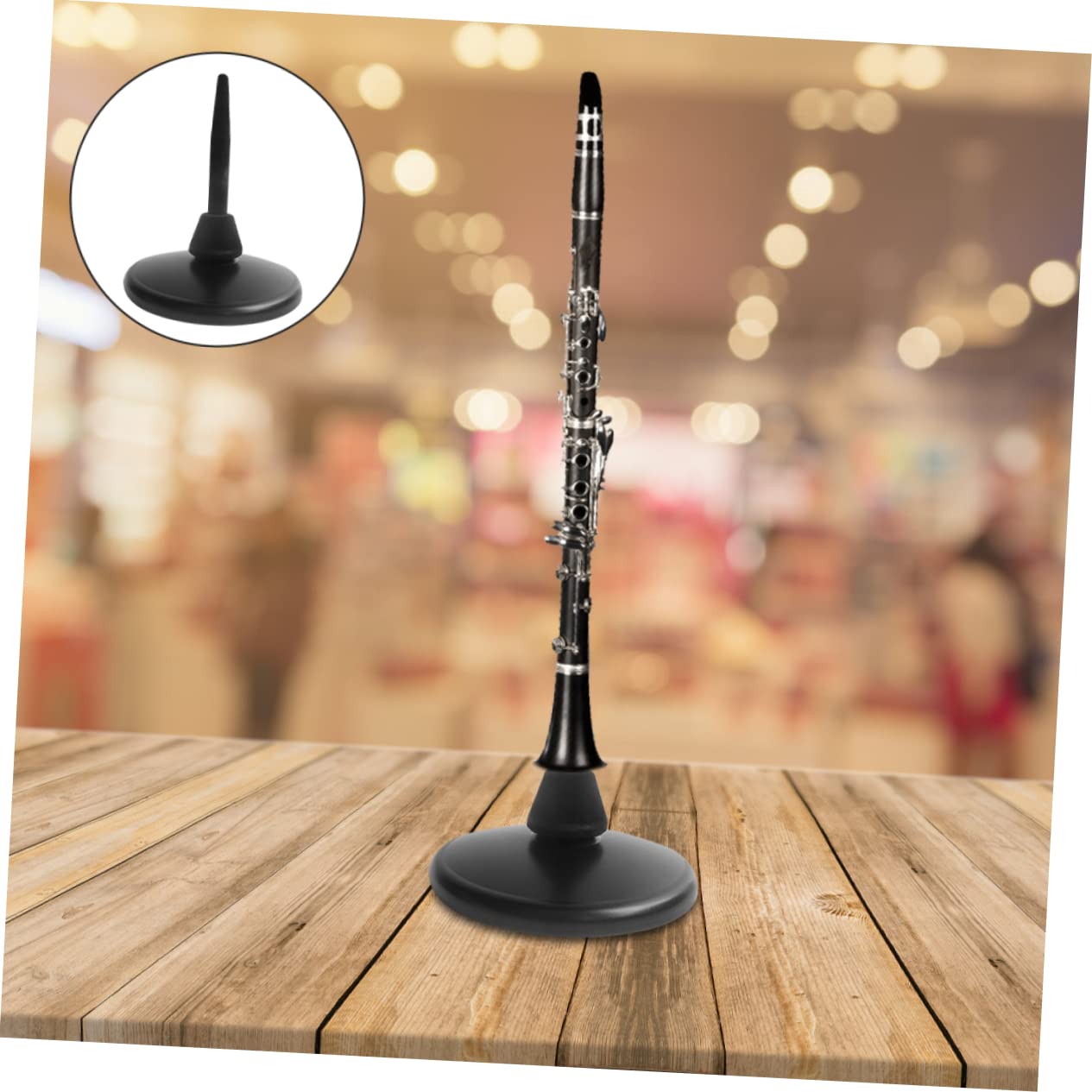 Supporto Per Flauto e Clarinetto in Ferro Robusto, Porta Flauto Stabile Bordi Arrotondati, Espositore Portatile Per Musicisti e Negozi Di Strumenti Musicali
