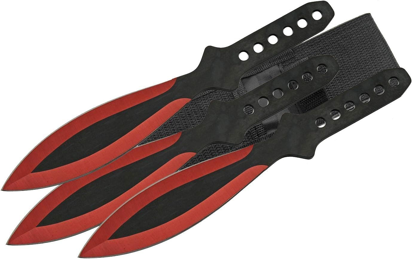 Rite Edge 9" 3PC RED THROWING SET