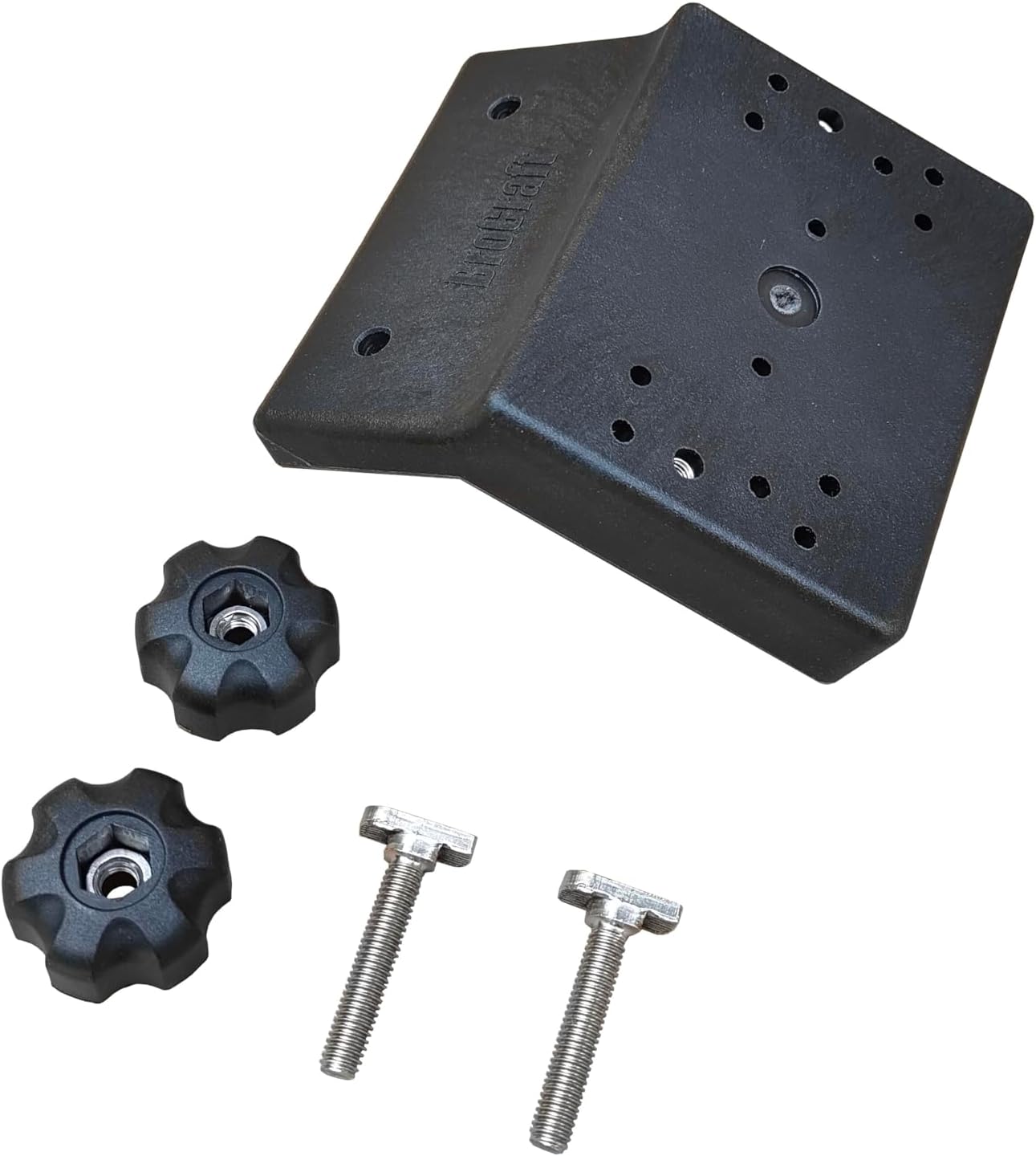 Brocraft 2PCS 45 Degree Gunnel Tracks Bracket/Lund Angled Sport Track Bracket