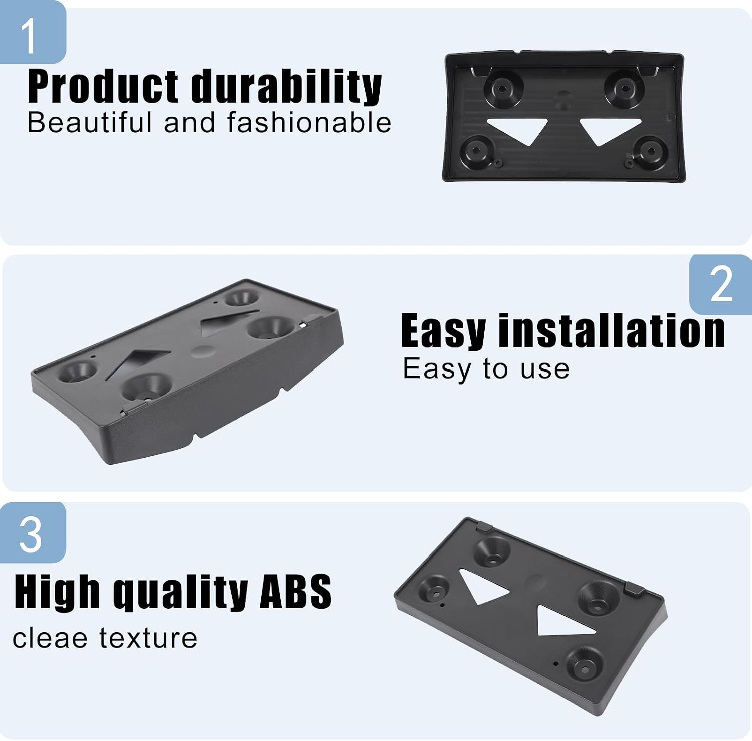 Car Front License Plate Mounting Bracket Compatible with Ford Maverick 2022-2026，Front Bumper Tow Hook License Plate Mount Bracket Tag Holder Mounting Mount Adapter Kit Accessories