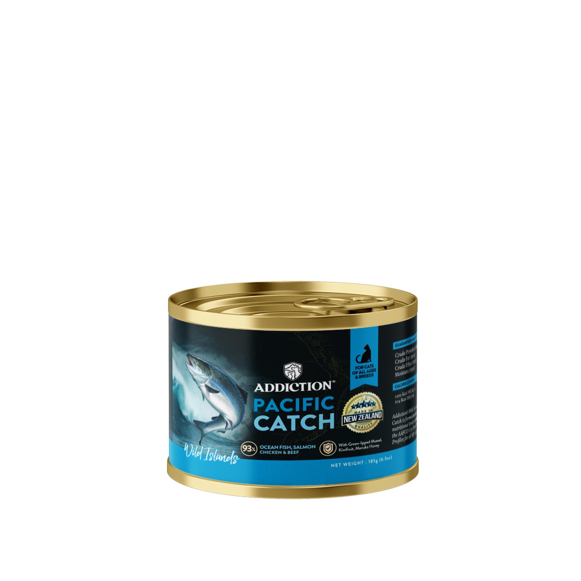 Addiction Wild Islands Pacific Catch Premium Ocean Fish &amp; Salmon Grain-Free Canned Cat Food (Pack of 1)
