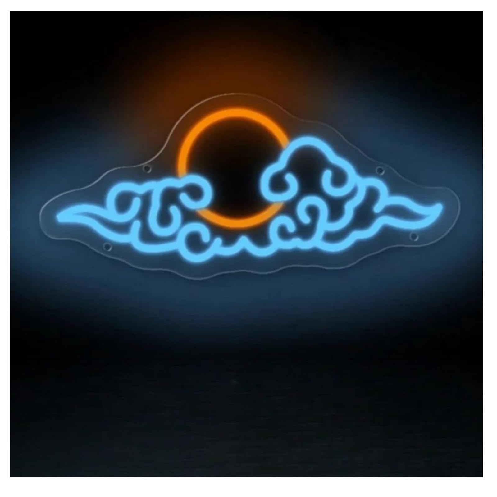 Zynther Neon lamp for neon Sign Panel for for Sunrise, 24.6cm × 35cm, Wall Decoration for Bedroom