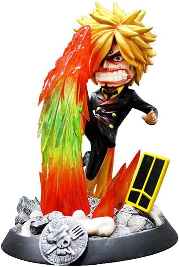 Akasjp One Piec Vinsmoke Sanji Jambe Diable Cartoon Anime Figure Price Reduction