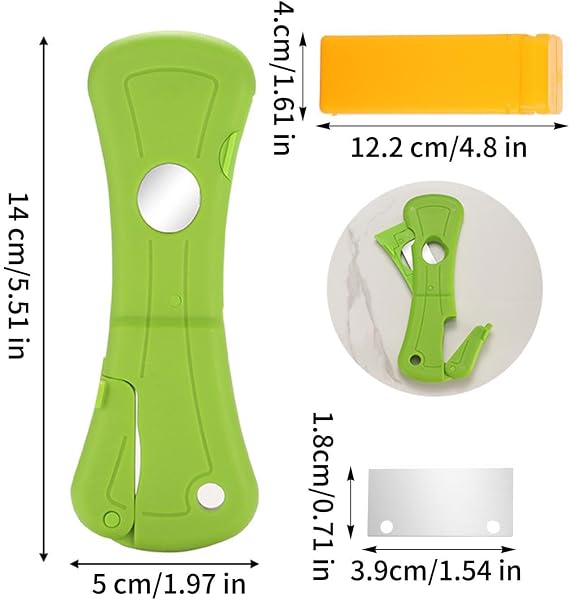 Cartridge Tip Cutter - Caulk Tool for Sealant with Blade | Abs Material Details with Manual Tip Cutting Function, Multifunctional Selling Points, Construction Home Improvement Blue - 5